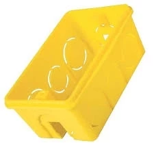 CAIXA DE LUZ 4X2 AMARELA TRAMONTINA