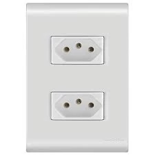 Conjunto 2 Tomadas 2P+T 10A 250 V 4x2 Branco liz