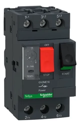 Disjuntor Motor GV2ME16 Schneider TeSys