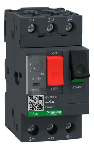 Disjuntor Motor GV2ME20 Schneider TeSys