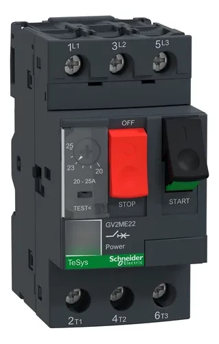 Disjuntor Motor GV2ME22 Schneider TeSys