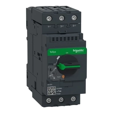 Disjuntor Motor GV3P65 48-65A 50Ka 400/415V tripolar Schneider TeSys