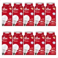 LAMPADA LED BULBO 15W 6500K (com10pçs) BIVOLT KIAN