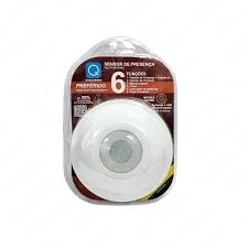 Sensor de Presença embutir/sobrepor teto QA19MB QUALITRONIX