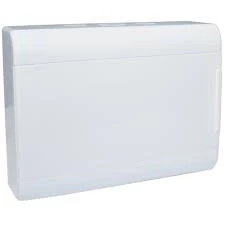 Quadro Disjuntor Branca Sobrepor 12disj. Din  280 X 210 X 96 MM SCV12PO  Steck