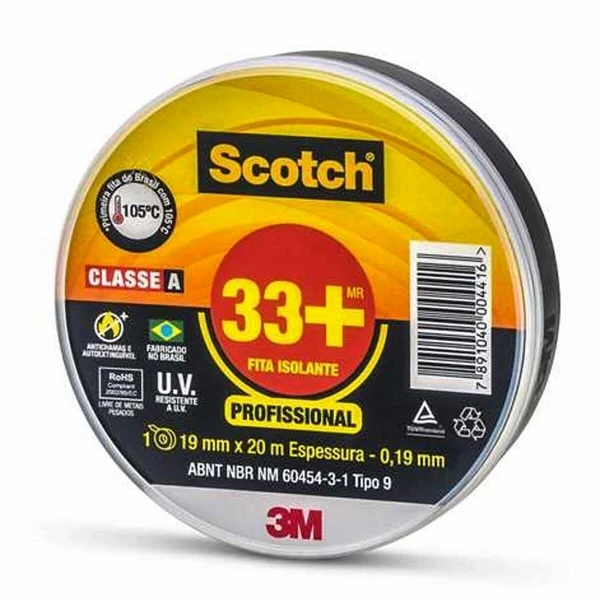 FITA ISOLANTE SCOTH 33+ 20MTS 3M