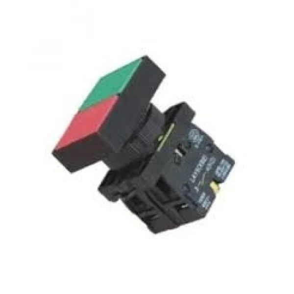BOTÃO DUPLO VERDE/VERMELHO LAY5-EL8325 C/ 1NA + 1NF - PENZEL