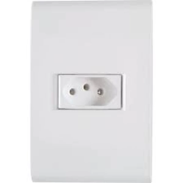 Conjunto Tomada 2P+T 20A/250V 4x2 Branco Liz