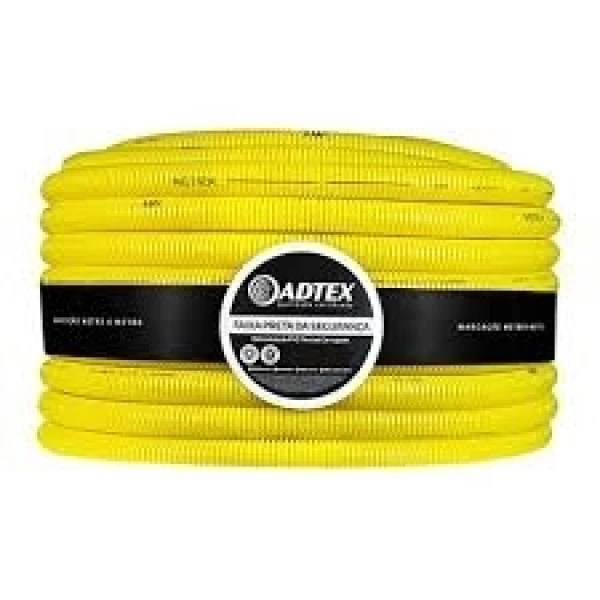 CONDUÍTE CORRUGADO 1/2 AMARELO ADTEX - ROLO 50M