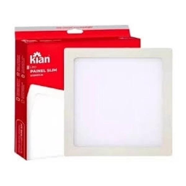 Painel LED 12W  Sobrepor Quadrado 6000k  Kian 17.2CM