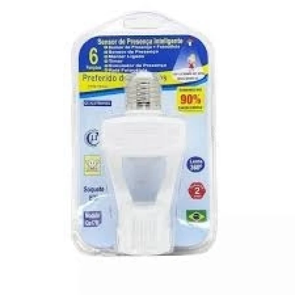 Sensor de Presença Soquete E-27  QA17M QUALITRONIX 