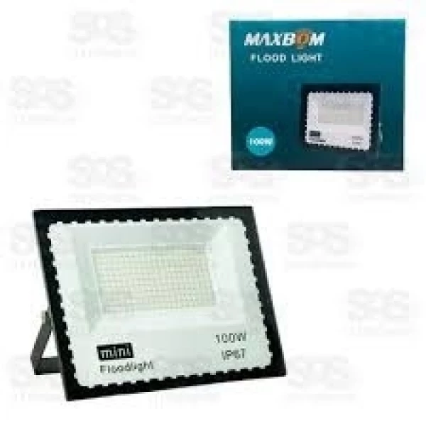 REFLETOR LED 100W 6500K BIVOLT MAXBOM FLOOD LIGHT