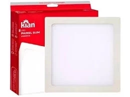 Painel LED 18W  Sobrepor Quadrado 6000k  Kian 22.5cm