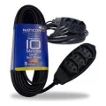 EXTENSÃO 10MTS PRETO 3X0,75MM 2P+T NATICON