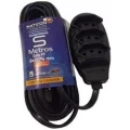 EXTENSÃO 5MTS PRETO 3X0,75MM 2P+T NATICON
