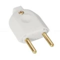 PLUGUE MACHO 2 POLOS 10A BRANCO – TRAMONTINA